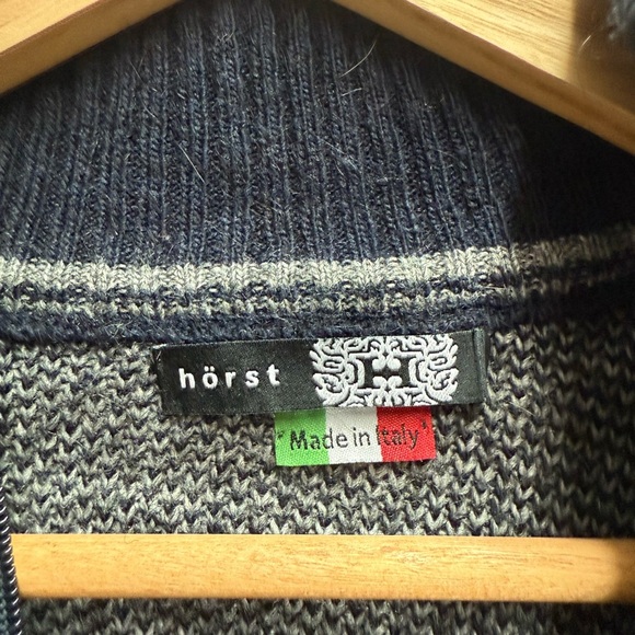 Men's Gray Zip-Up Sweater - Picture 2 of 4